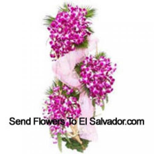 Pink Orchids Exotic Tall Arrangement