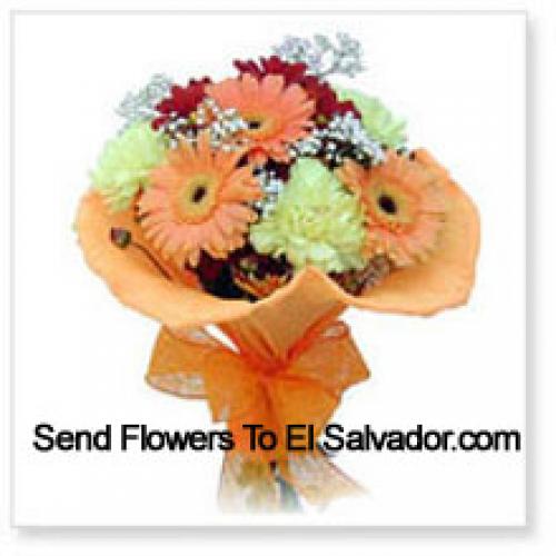 10 Assorted Cute Gerberas