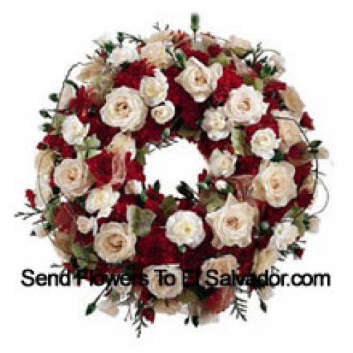 Stunning Mixed Flower Wreath