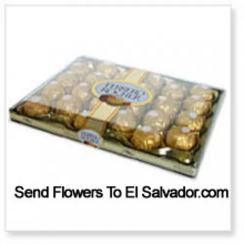 24 piezas de Ferrero Rocher (Este producto debe ir acompañado con las flores)