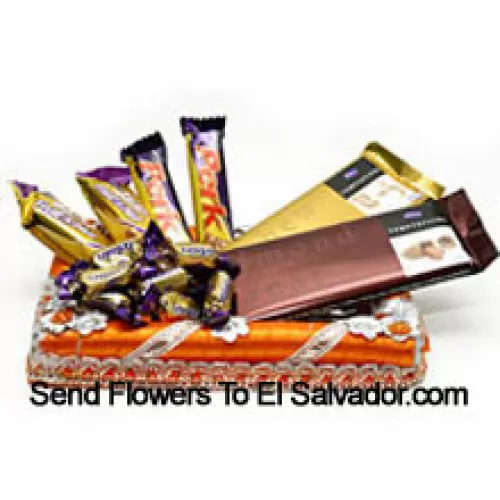 Gift Wrapped Assorted Chocolates (This Product Needs To Be Accompanied With The Flowers)