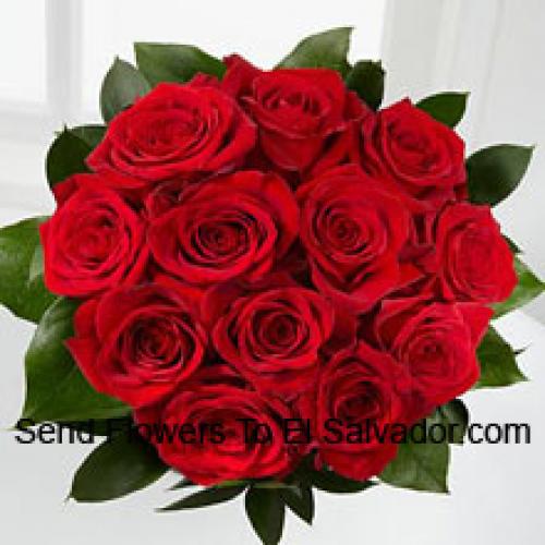 12 Rose Rosse Eleganti