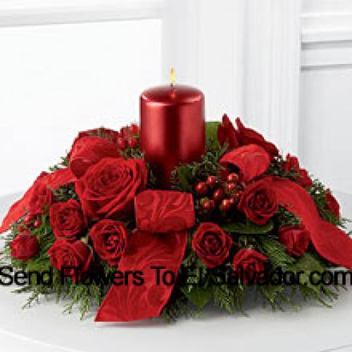 Charming Centerpiece with Assorted Decorations